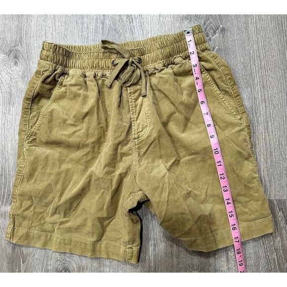 Lucky Brand Shorts Men's Medium Khaki Tan Corduroy Casual Stretch Shorts - Picture 6 of 8